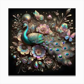 Peacock 23 Canvas Print