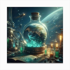 Jar Of Wonders Canvas Print