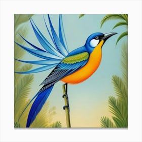 Bird Of Paradise Canvas Print