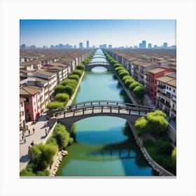 Riacuelo En Barrio Chino Canvas Print