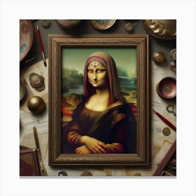 Mona Lisa 2 Canvas Print