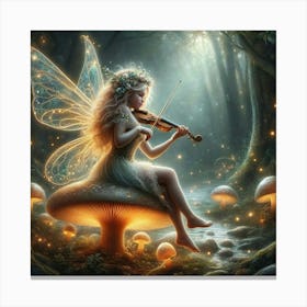 Fairy Violin 1 Canvas Print