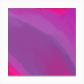 Abstract Painting in Swirls of Purple Canvas Print