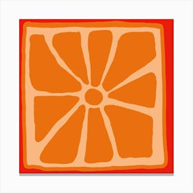 Orange Slice Canvas Print