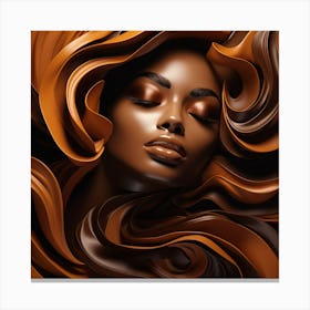 Chocolate Girl 1 Canvas Print