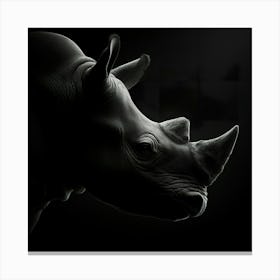 Rhinoceros 3 Canvas Print