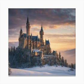 Disney Castle Canvas Print