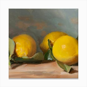 Lemons Canvas Print