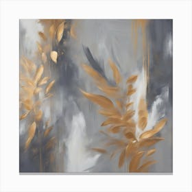 Gold Leaves Canvas Print Canvas Print