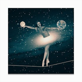 The Cosmic Game of Balance Canvas Print