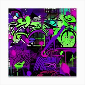 Graffiti Art 2 Canvas Print