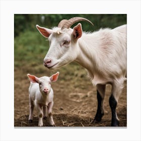 Mama Goat Canvas Print