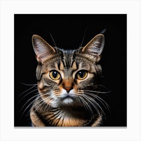 Bengal Cat Portrait 1 Canvas Print