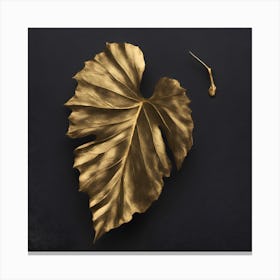 A Single Golden Canvas Print