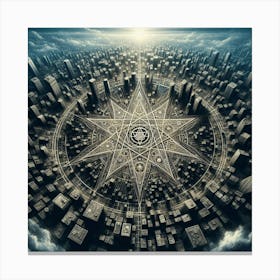 "Star Scrapers" Epic Landscapes Collection [Risky Sigma] Canvas Print