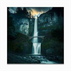 Multnomah Falls Oregon (30) Canvas Print