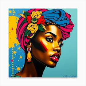 African Woman 14 Canvas Print