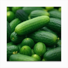 Cucumbers Canvas Print