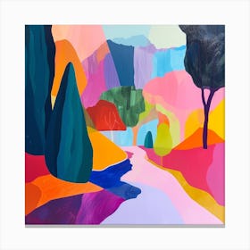 Abstract Park Collection Holland Park London 3 Canvas Print