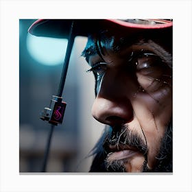 2133 fisherman Canvas Print