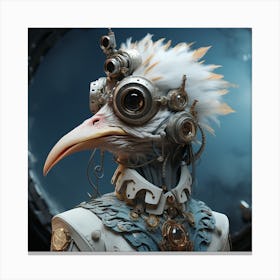 Steampunk Bird 1 Canvas Print