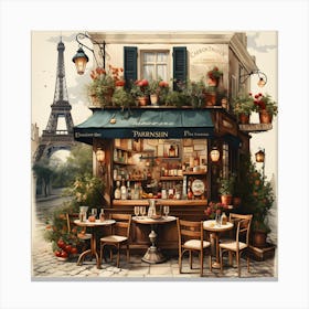 Old Paris By Csaba Fikker 15 Canvas Print