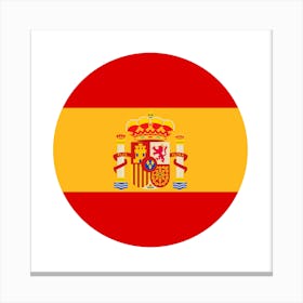 Spain Flag Canvas Print