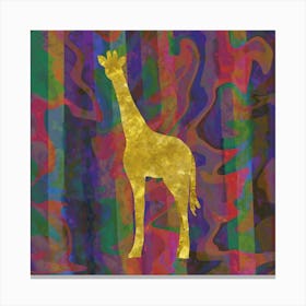 Exotic Giraffe Canvas Print
