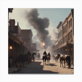 Red Dead Redemption 5 Canvas Print