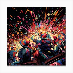 Saturday Night Party Canvas Print