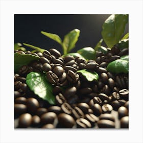 Coffee Beans 128 Canvas Print