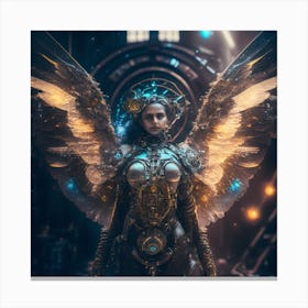 Steampunk Angel 6 Canvas Print