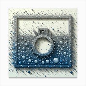 Water Droplet Canvas Print