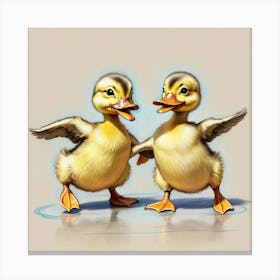 Ducklings 32 Canvas Print