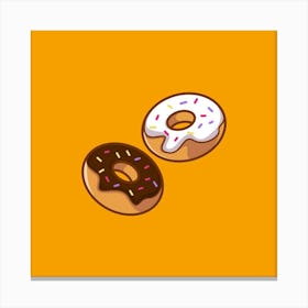 Donut Canvas Print