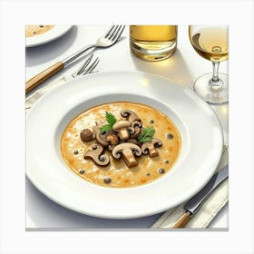 Mushroom Soup Canvas Print