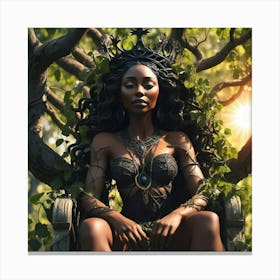 Queen Of The Forest 13 Canvas Print