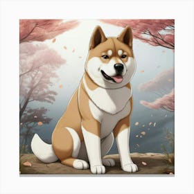 Shiba Inu Canvas Print