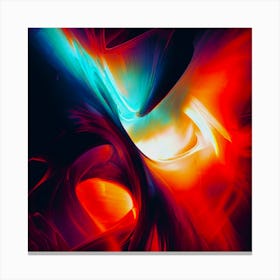 Abstract Lucifer And Lilith Occult Pagan Wiccan 2 Canvas Print