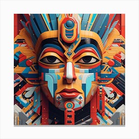 Egyptian Head Canvas Print