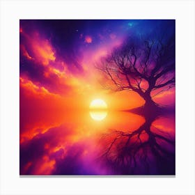 Tree In The Sky 35 Canvas Print