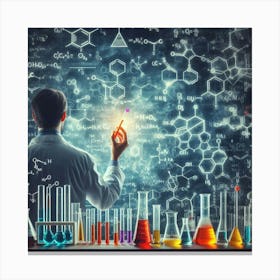 Chemistry Concept Canvas Print