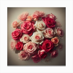 Roses gracefully 3 Canvas Print