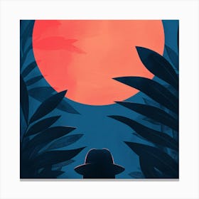 Man In A Hat 3 Canvas Print