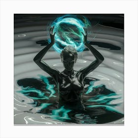 Ethereal Woman Canvas Print