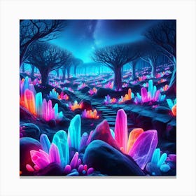 Crystal Forest Canvas Print