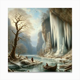 Ice Cave Canvas Print