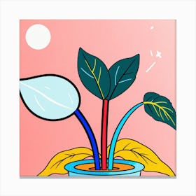 Potted Plant 1 Canvas Print