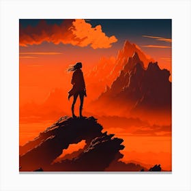 Sunset In The Sky Canvas Print