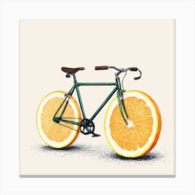 Orange Bike 2 Canvas Print